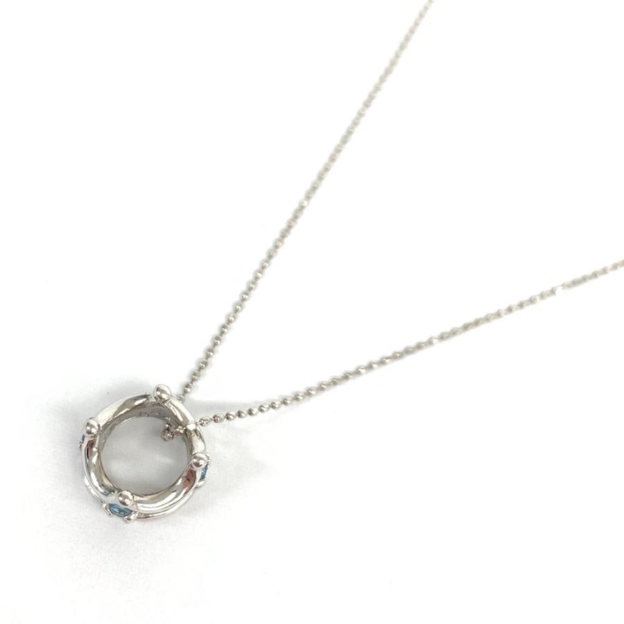 Samantha Tiara サマンサティアラ ネックレス 美品 アクアマリン Samantha Tiara サマンサティアラ ネックレス 美品 アクアマリン