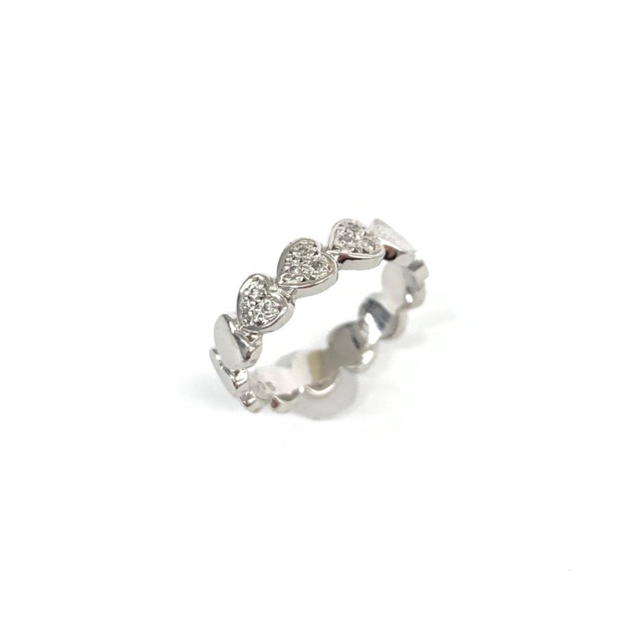 STAR JEWELRY スタージュエリー K18リング 美品 ホワイトゴールド 