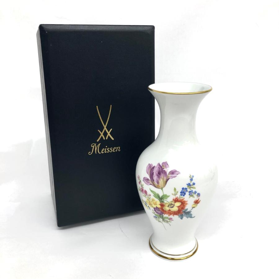 Meissen マイセン フラワーベース 高さ24cm 箱付 新品同様 Meissen マイセン フラワーベース 高さ24cm 箱付 新品同様