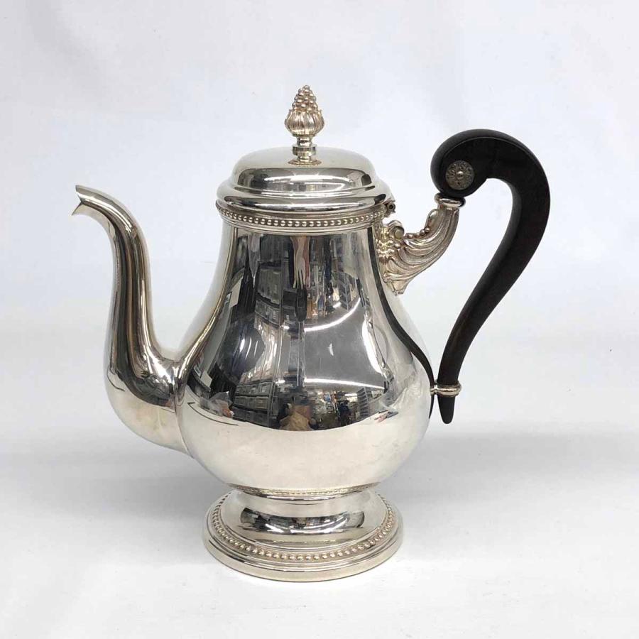 Christofle クリストフル コーヒーポット シルバーカラー パール Christofle クリストフル コーヒーポット シルバーカラー パール