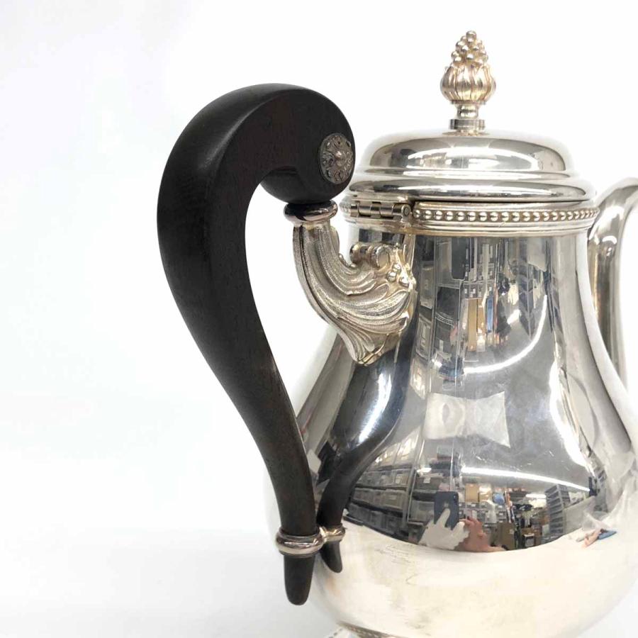 Christofle クリストフル コーヒーポット シルバーカラー パール Christofle クリストフル コーヒーポット シルバーカラー パール