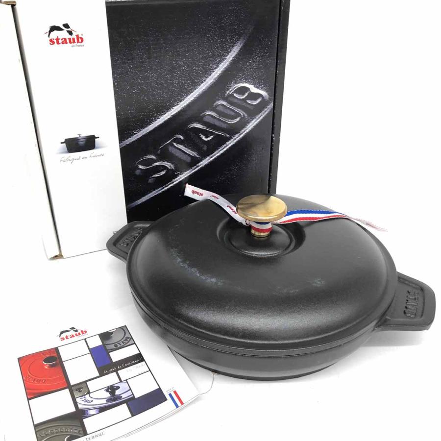 staub ストウブ ラウンドホットプレート 20cm 箱付き 未使用品 40509 