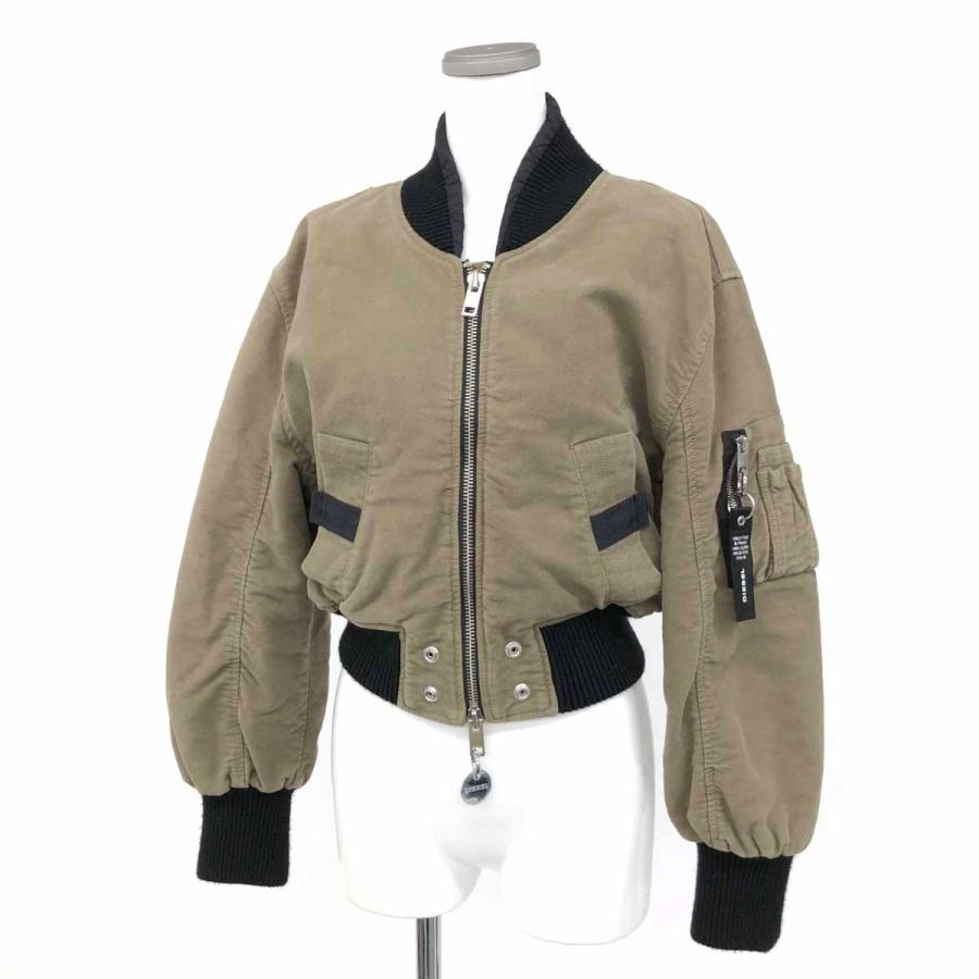 DIESEL ディーゼル MA-1ブルゾン 小さいサイズXS カーキ DIESEL ディーゼル MA-1ブルゾン 小さいサイズXS カーキ