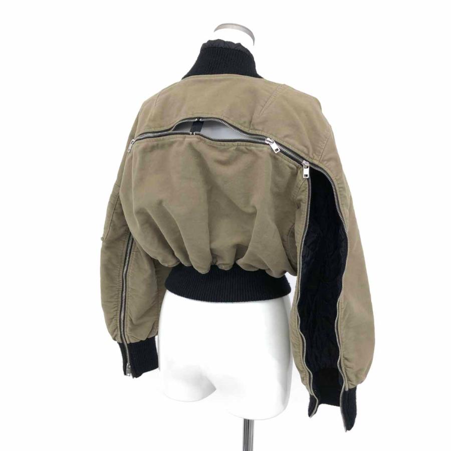 DIESEL ディーゼル MA-1ブルゾン 小さいサイズXS カーキ レディース 