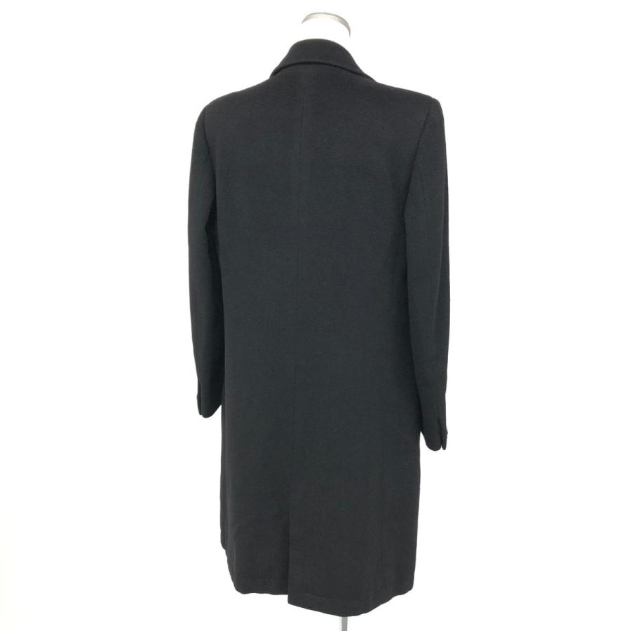 HERNO ヘルノ ロングコート 良好 サイズ44 ブラック カシミヤ×シルク 