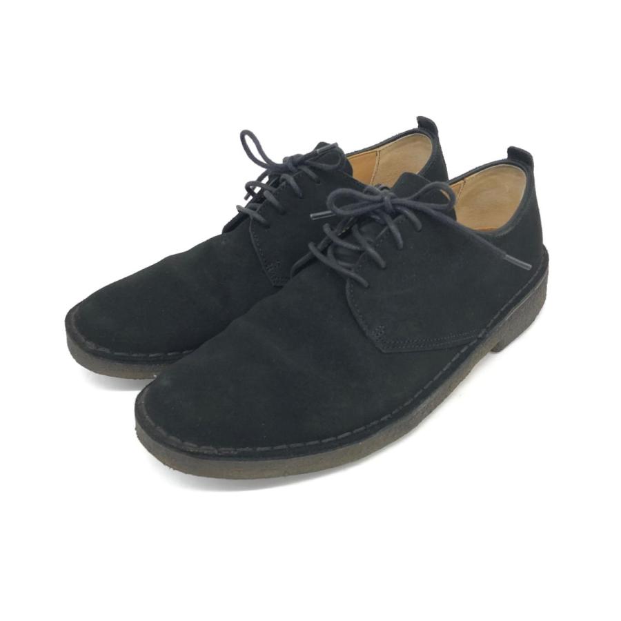 Clarks クラークス デザートブーツ 良好 UK8 1/2 ブラック スエード  