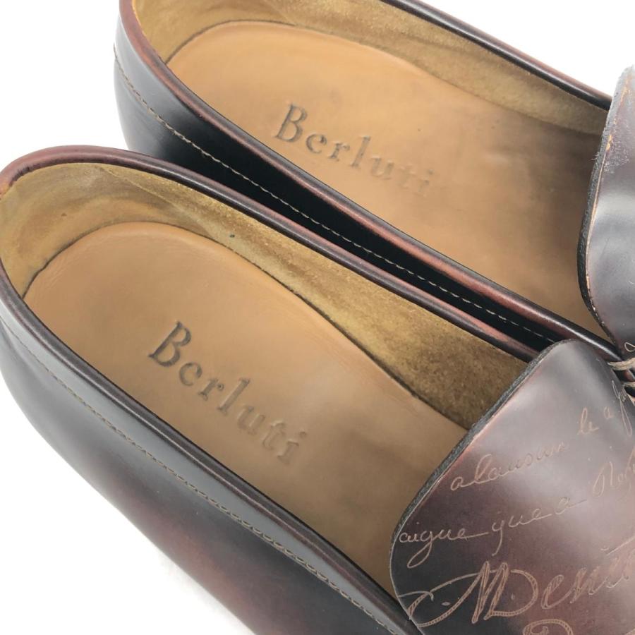 Berluti ベルルッティ ドレスシューズ ローファー 6.5 ブラウン Berluti ベルルッティ ドレスシューズ ローファー 6.5 ブラウン