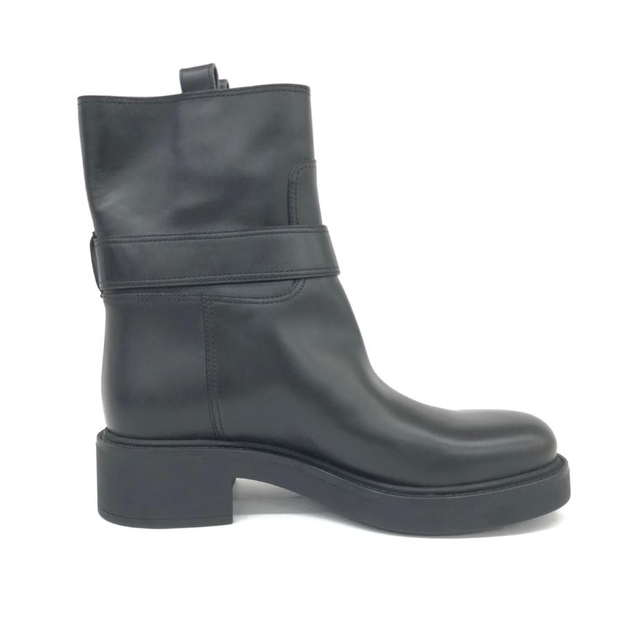 GUCCI グッチ  ショートブーツ 美品 34  ブラック レザー スネーク レディース 靴 シューズ ブーティー boots｜tifana｜03