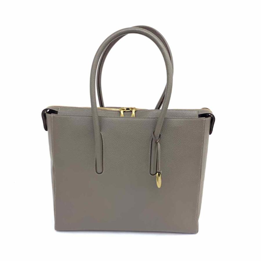 良品 トフアンドロードストーン レザー トートバッグ 肩掛け 上品 グレージュ TOFF&LOADSTONE トフアンドロードストーン レザートートバッグ肩掛け