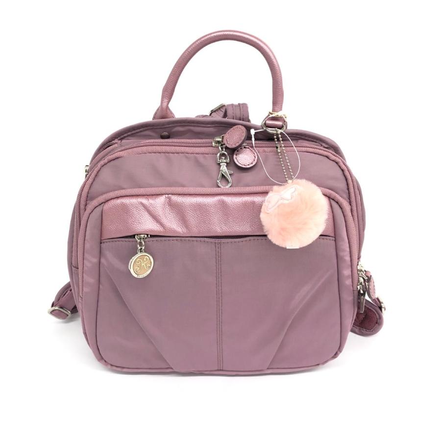 未使用】kanana project かなな 限定 リュック レザー 紫