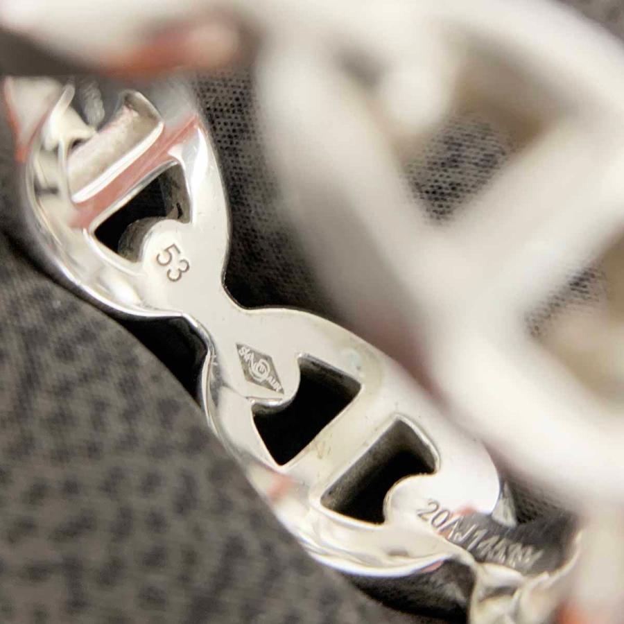 HERMES エルメス シェーヌダンクル アンシェネPM SVリング 53 HERMES エルメス シェーヌダンクル アンシェネPM SVリング 53