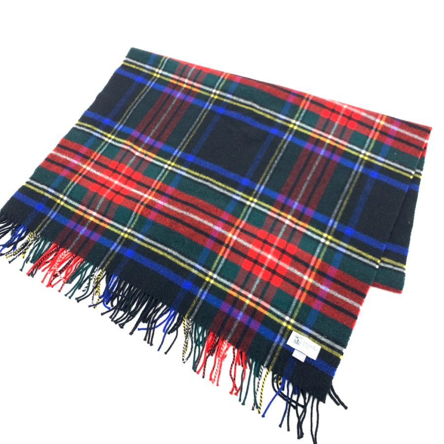 JOHNSTONS OF ELGIN ジョンストンズオブエルガン ストール 良好 マルチ  