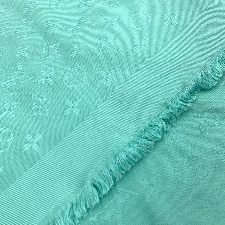 ルイヴィトン ショール 大判ストール モノグラム 国内発 Louis Vuitton ショール モノグラム デニム 大判ストール