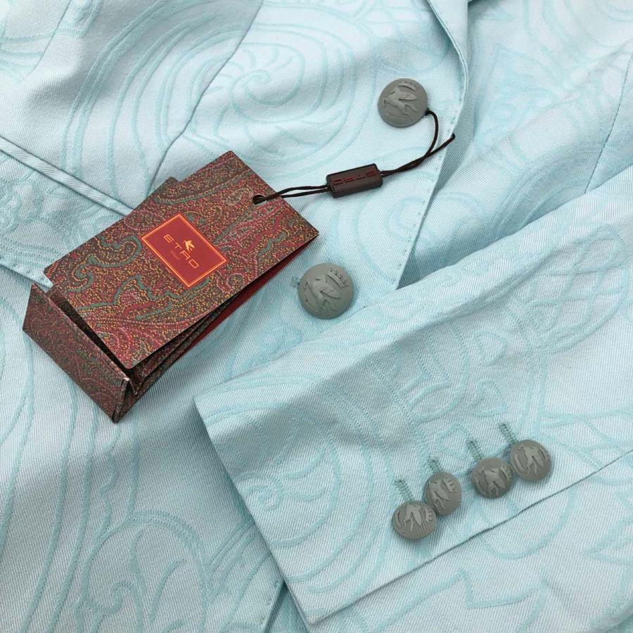 ETRO エトロ ジャケット 未使用品 サイズ42 ブルー レディース ETRO エトロ ジャケット 未使用品 サイズ42 ブルー レディース
