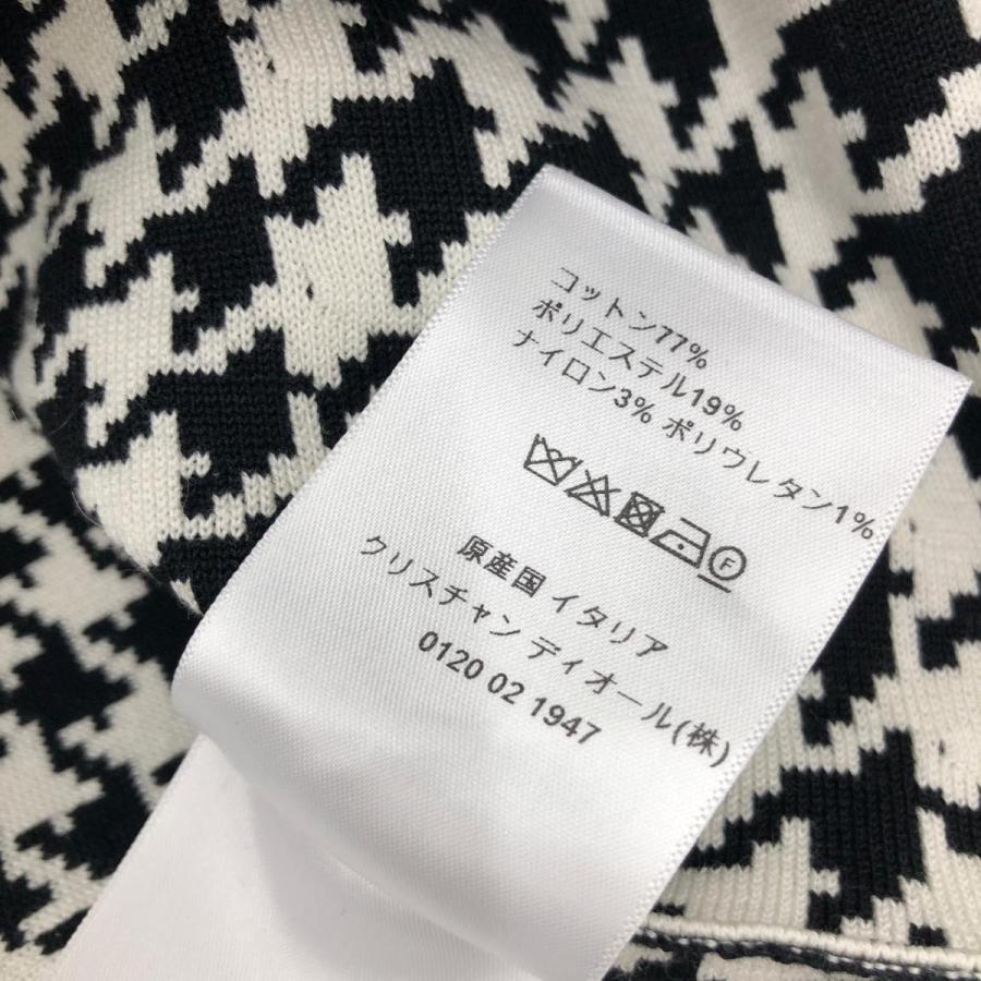 千鳥美シルエット◎クリスチャンディオールワンピース長袖フレア 千鳥美シルエット◎クリスチャンディオールワンピース長袖フレア