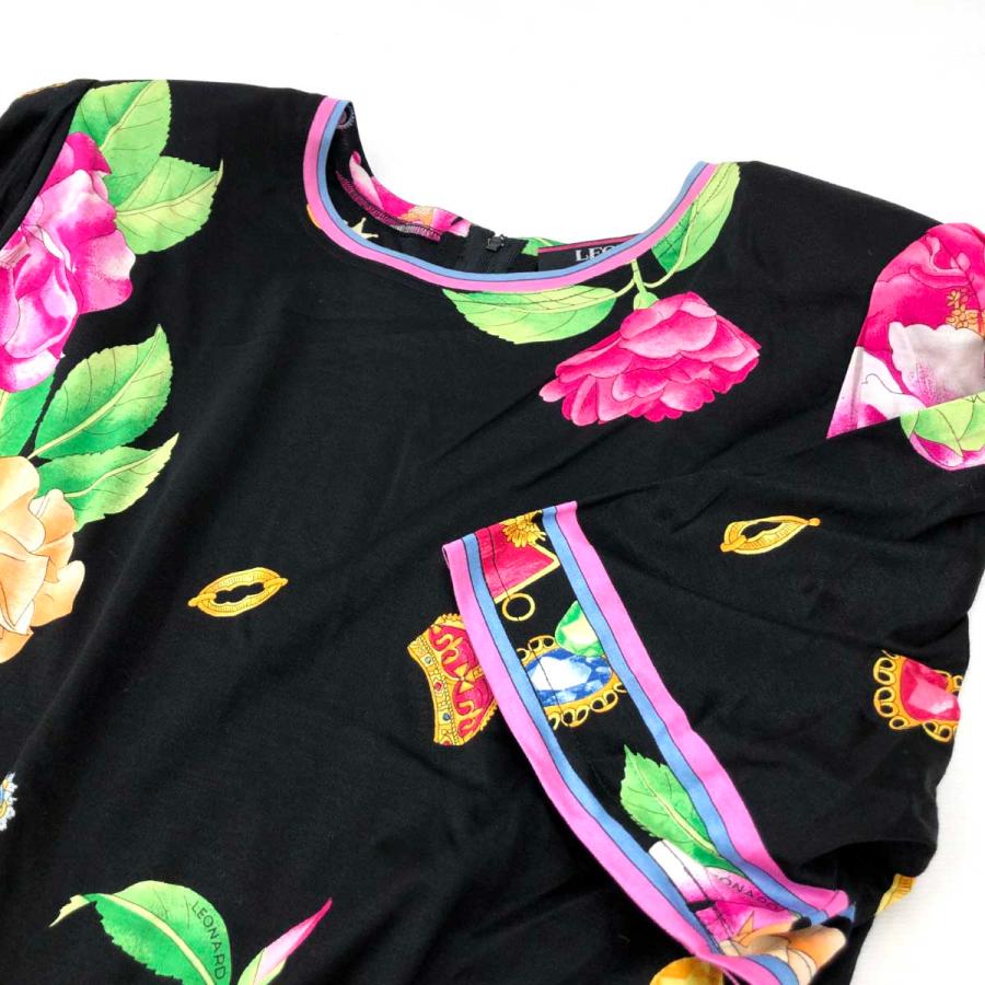 LEONARD レオナール 半袖カットソー 新品同様 Lサイズ 0339109