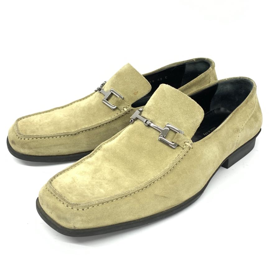 GUCCI グッチ ホースビットローファー 42 110 1559 ベージュ スエード 