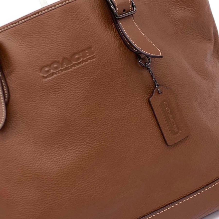 COACH コーチ トートバッグ 良好 C9726 ブラウン レザー メンズ
