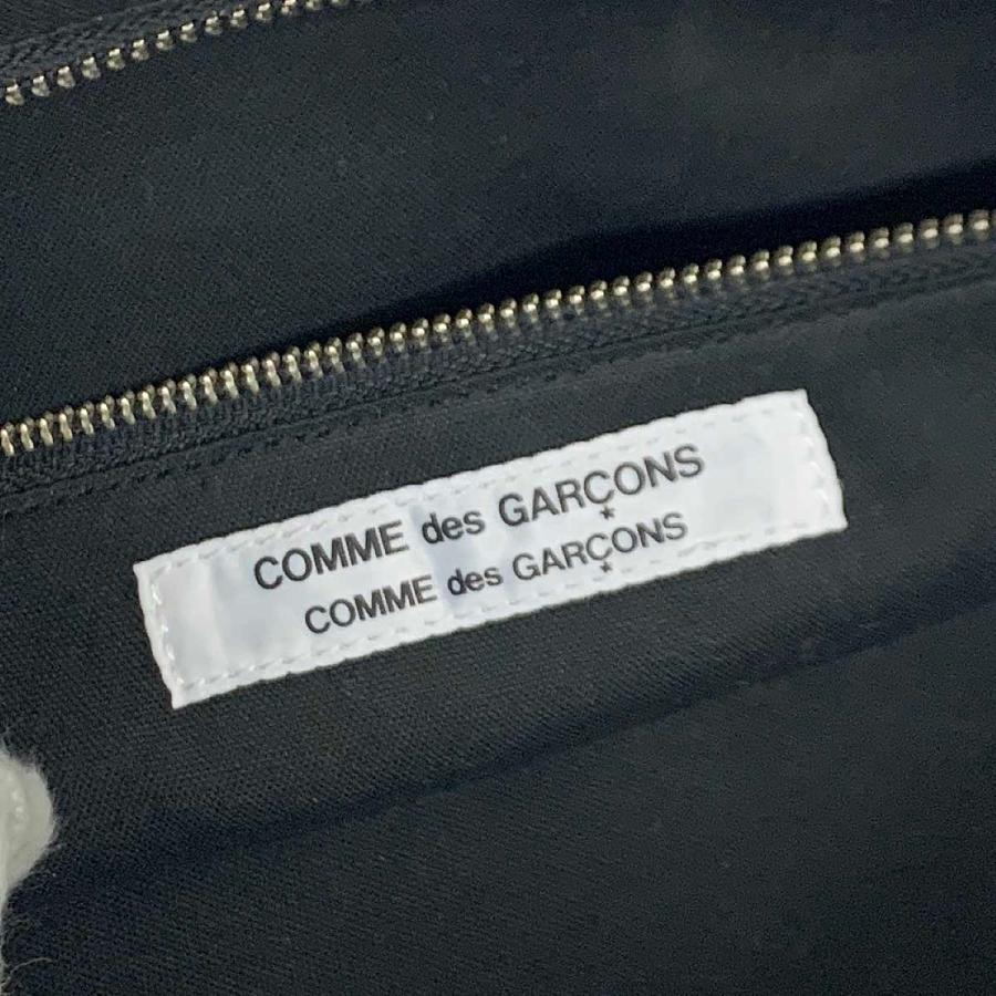 COMME des GARCONS コムデギャルソン  トートバッグ 良好  ブラック PVC  レディース bag 鞄｜tifana｜06