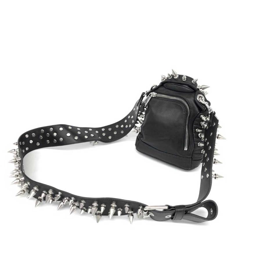 MOSCHINO モスキーノ ショルダーバッグ 良好 ブラック レザー MOSCHINO モスキーノ ショルダーバッグ 良好 ブラック レザー