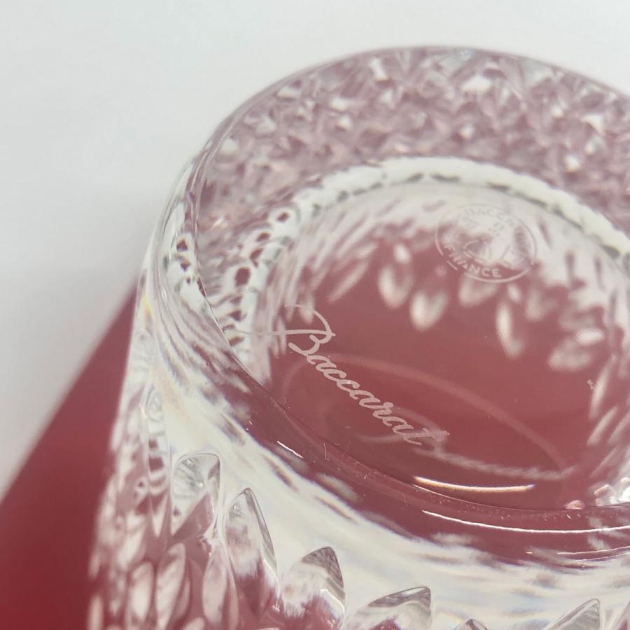 Baccarat バカラ ロックグラス 箱付 新品同様 クリア クリスタル Baccarat バカラ ロックグラス 箱付 新品同様 クリア クリスタル