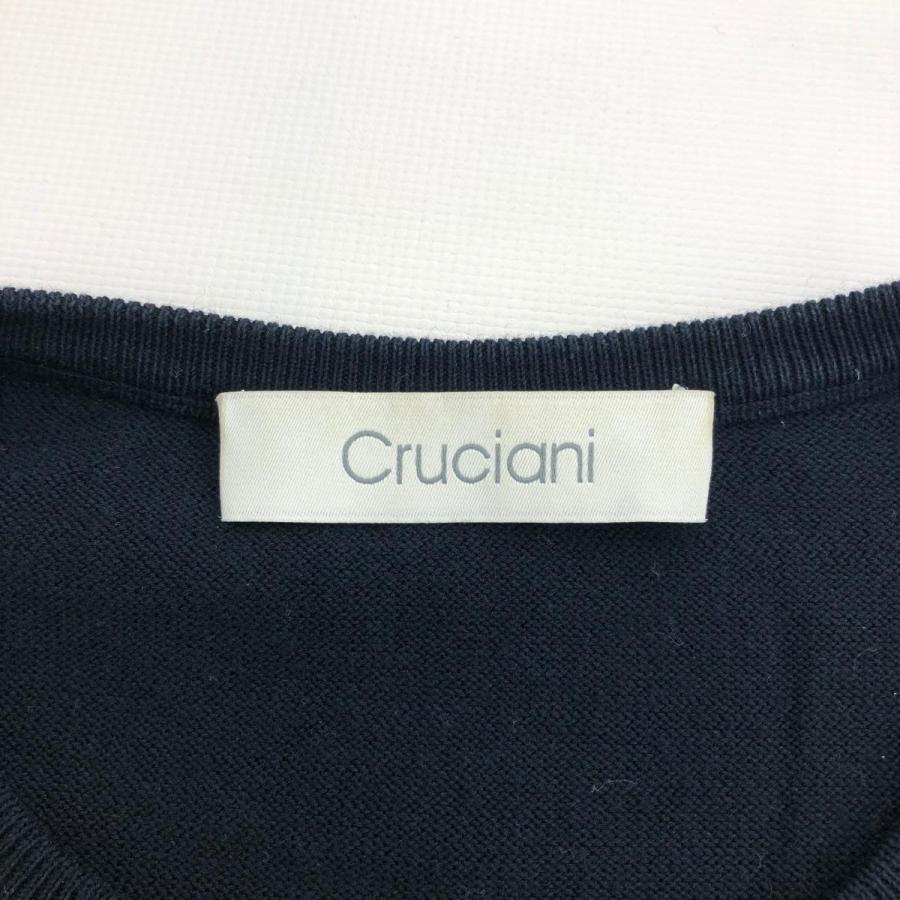 Cruciani クルチアーニ 半袖クルーネックニット Tシャツ 46 Cruciani クルチアーニ 半袖クルーネックニット Tシャツ 46