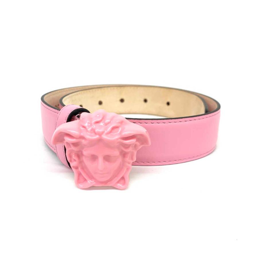 VERSACE ヴェルサーチェ ベルト 良好 60/24 ピンク メデューサ VERSACE ヴェルサーチェ ベルト 良好 60/24 ピンク メデューサ