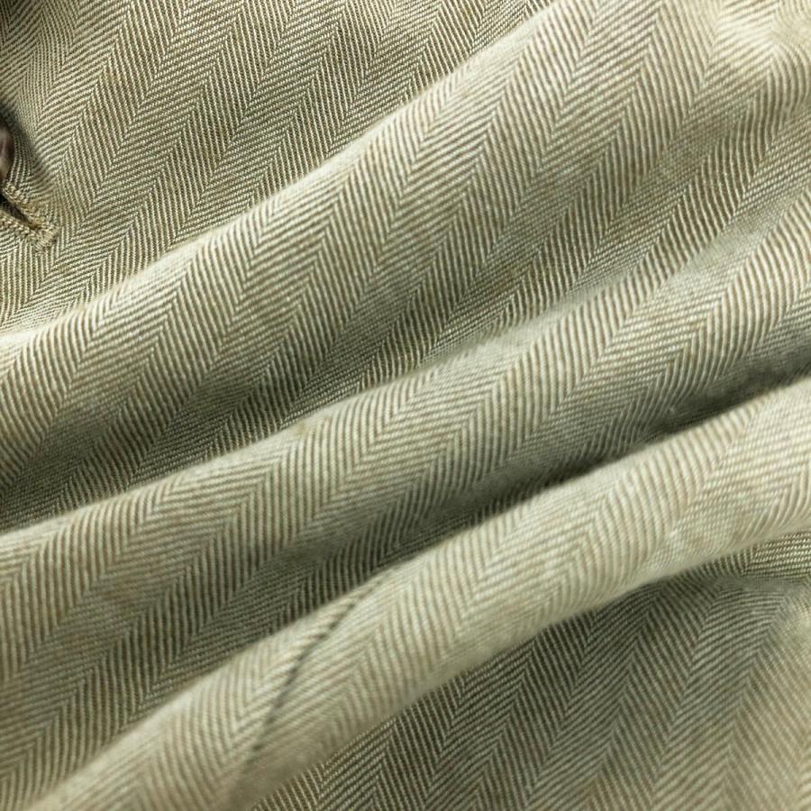 PAPAS パパス セットアップ サイズS、L グリーン リネンコットン