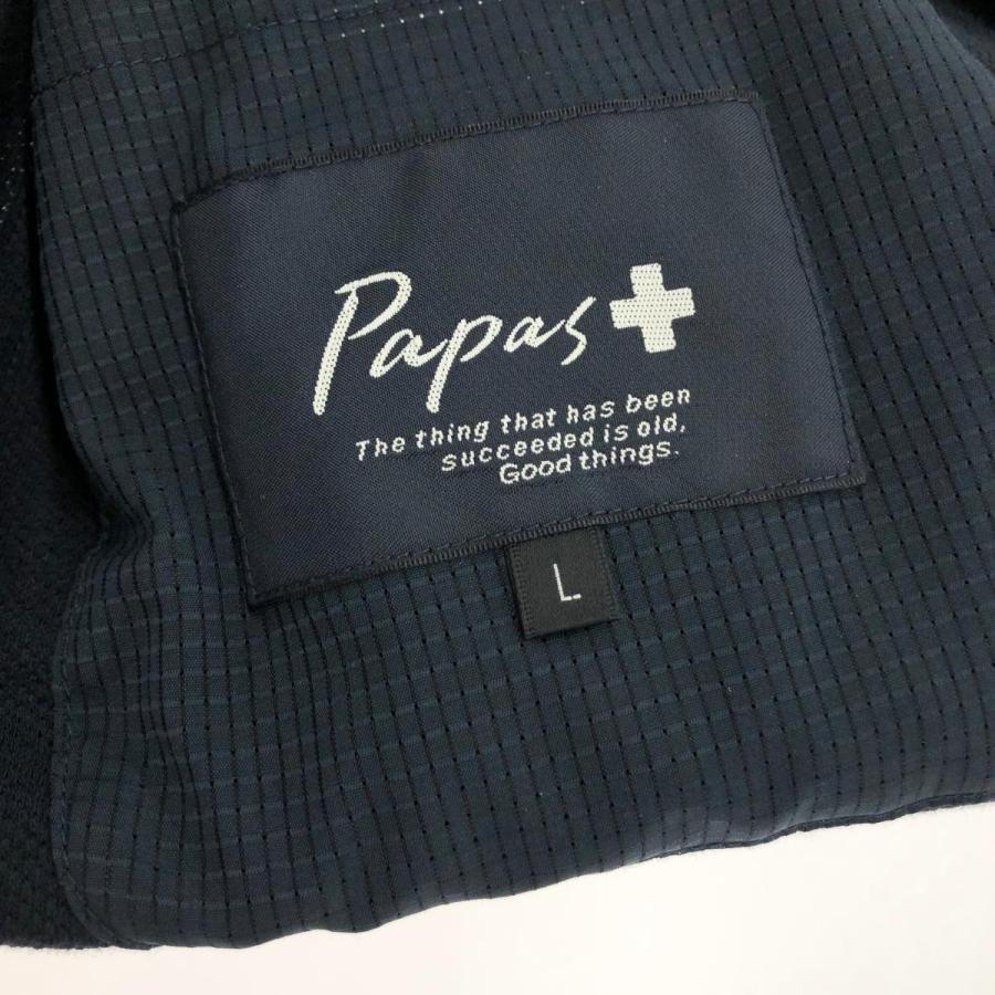 PAPAS パパス 2B ジャケット L ネイビー メンズ アウター PAPAS パパス 2B ジャケット L ネイビー メンズ アウター