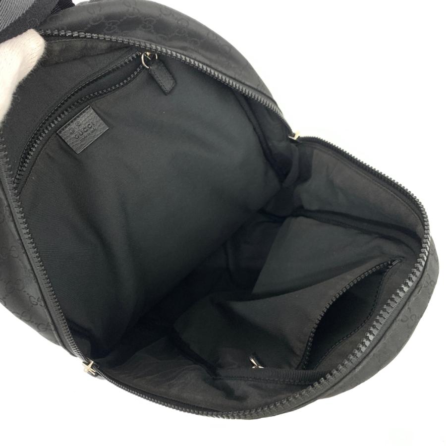 GUCCI グッチ リュックサック 449181 001998 ブラック ナイロン GUCCI グッチ リュックサック 449181 001998 ブラック ナイロン