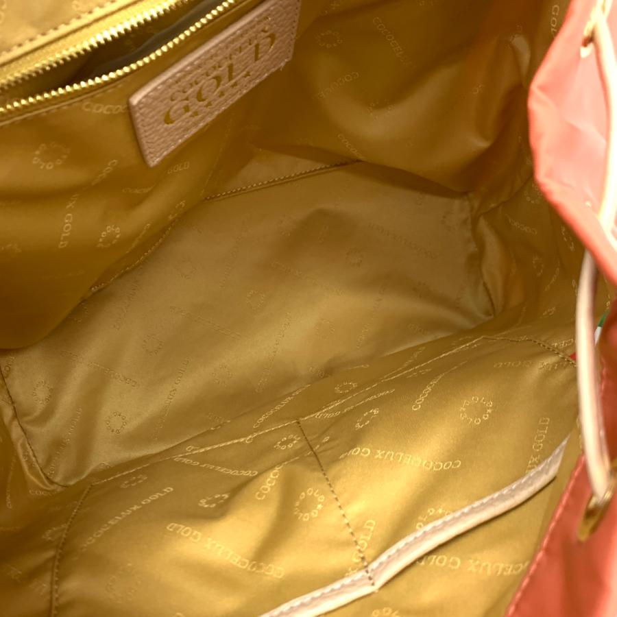 COCOCELUX GOLD ココセリュクスゴールド リュック 新品同様 COCOCELUX GOLD ココセリュクスゴールド リュック 新品同様