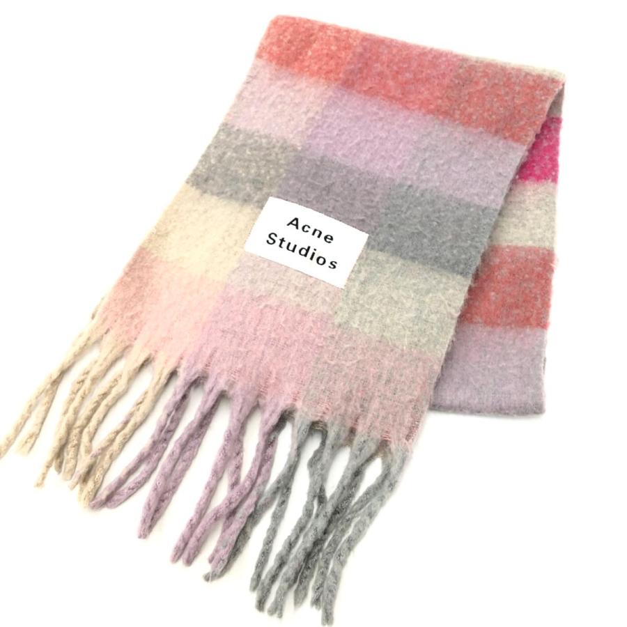 acne studios アクネストゥディオズ 大判ストール ピンク ウール acne studios アクネストゥディオズ 大判ストール ピンク ウール