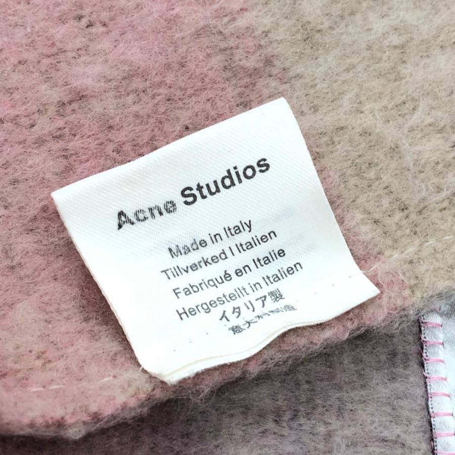 acne studios アクネストゥディオズ 大判ストール ピンク ウール acne studios アクネストゥディオズ 大判ストール ピンク ウール