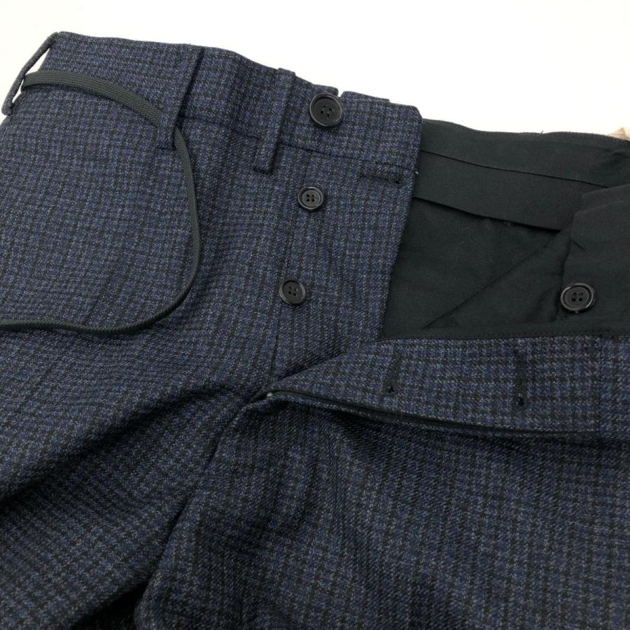 MARNI マルニ ストレートパンツ 美品 44 ネイビー ウール100 MARNI マルニ ストレートパンツ 美品 44 ネイビー ウール100