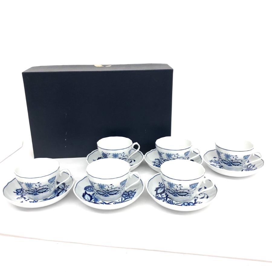 KAHLA カーラ ブルーオニオン カップ＆ソーサー 6客セット 新品同様 