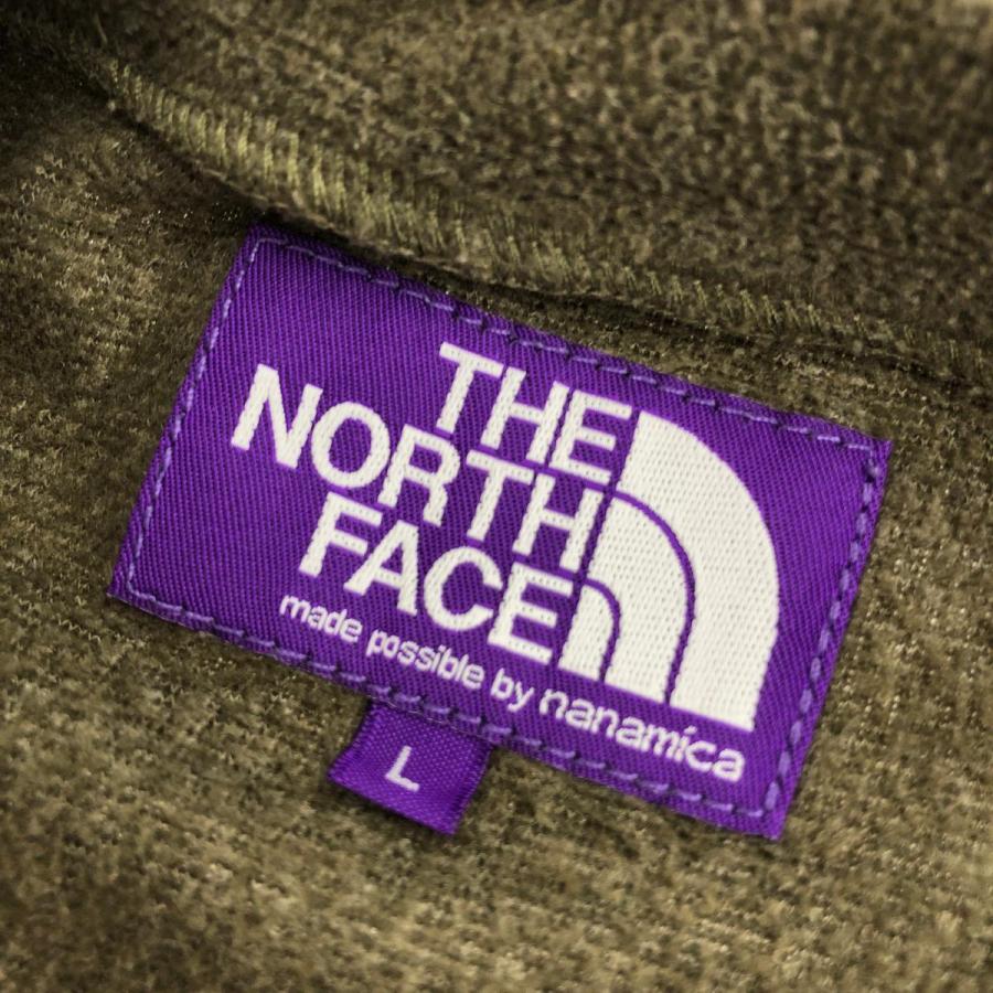 THE NORTH FACE PURPLE LABEL ザノースフェイスパープルレーベル  フリーストップス  サイズL NA6050N カーキ  メンズ  トップス　長袖｜tifana｜05