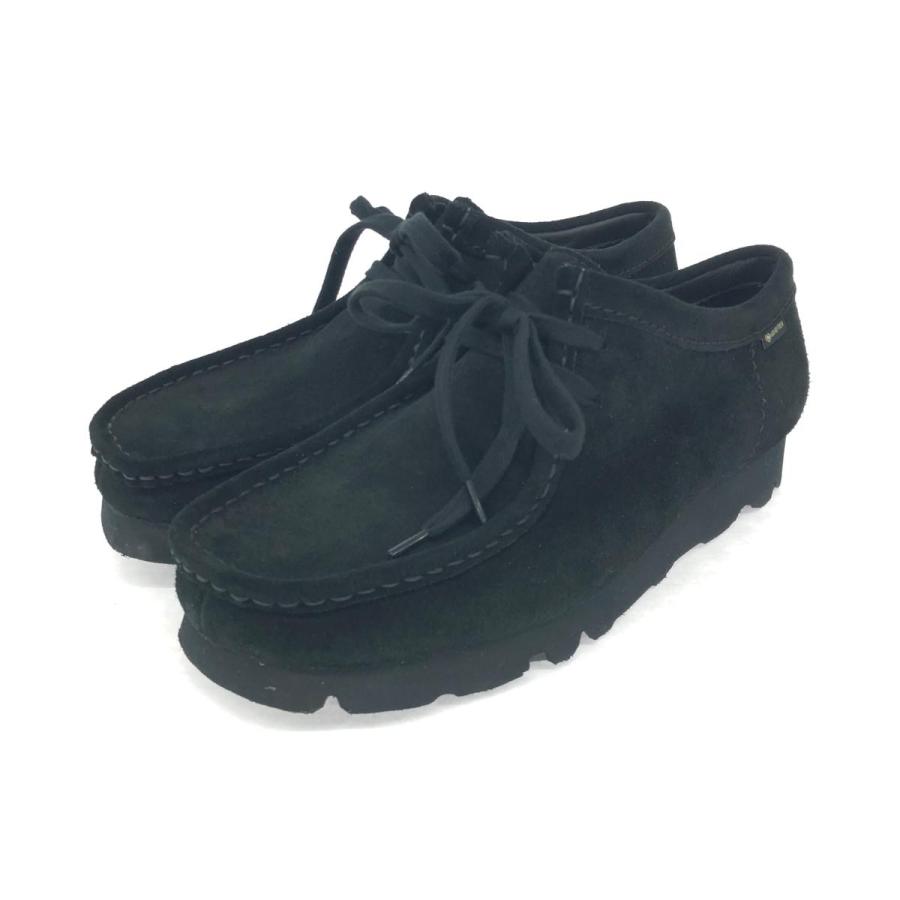Clarks クラークス スエードシューズ 美品 UK8 ブラック スエード 