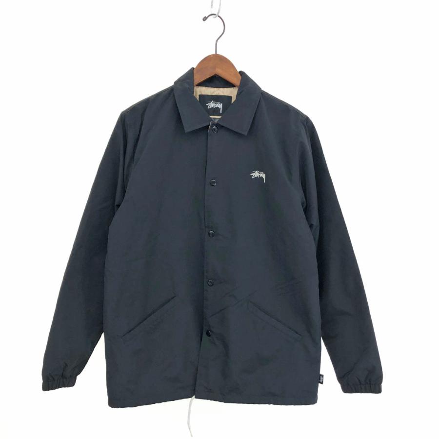 STUSSY ステューシー コーチジャケット 良好 サイズS ブラック STUSSY ステューシー コーチジャケット 良好 サイズS ブラック