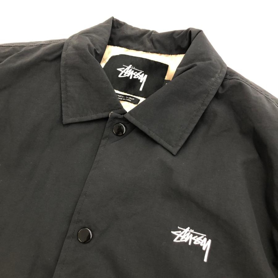 STUSSY ステューシー コーチジャケット 良好 サイズS ブラック STUSSY ステューシー コーチジャケット 良好 サイズS ブラック