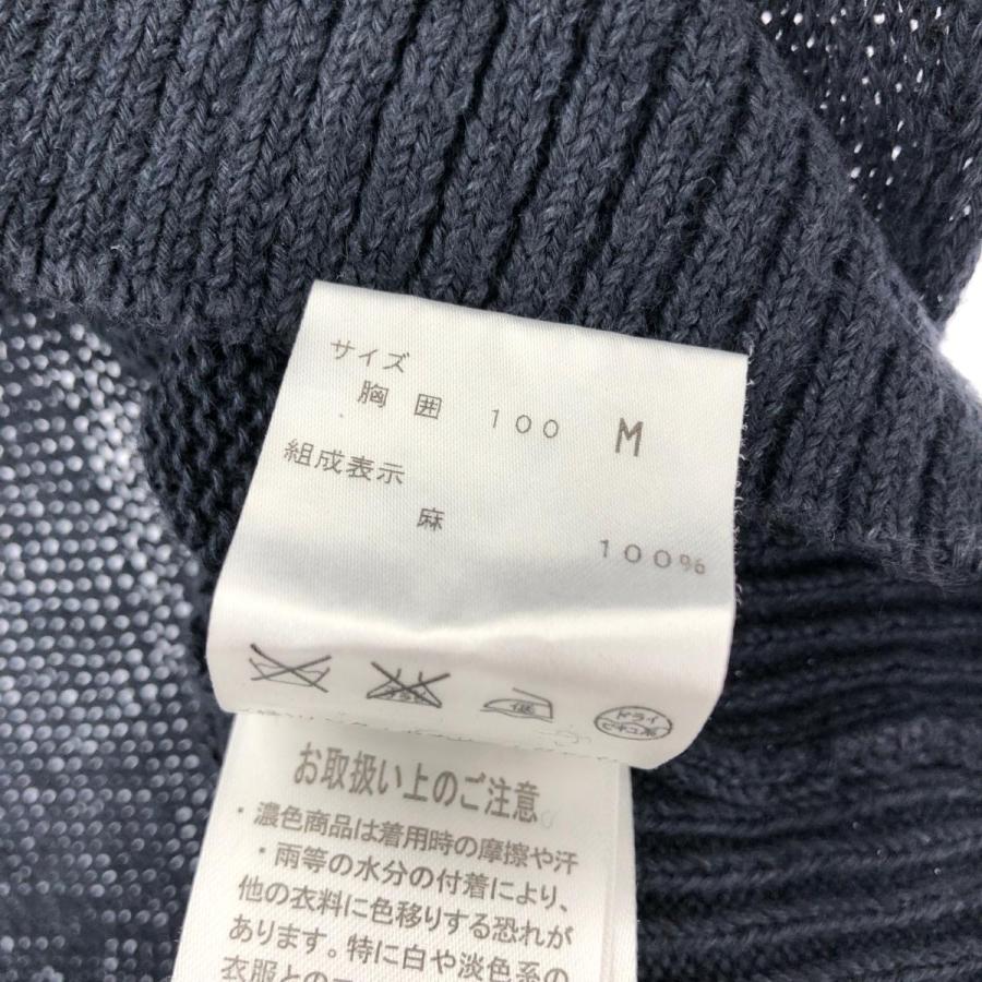 theory セオリー Vネックリネンニット セーター M ネイビー theory セオリー Vネックリネンニット セーター M ネイビー