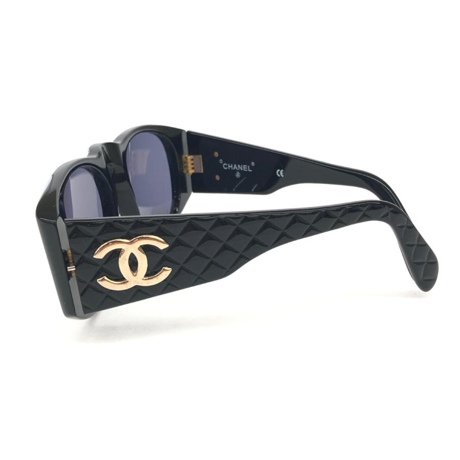 CHANEL シャネル ヴィンテージ サングラス 美品 01450 ブラック CHANEL シャネル ヴィンテージ サングラス 美品 01450 ブラック