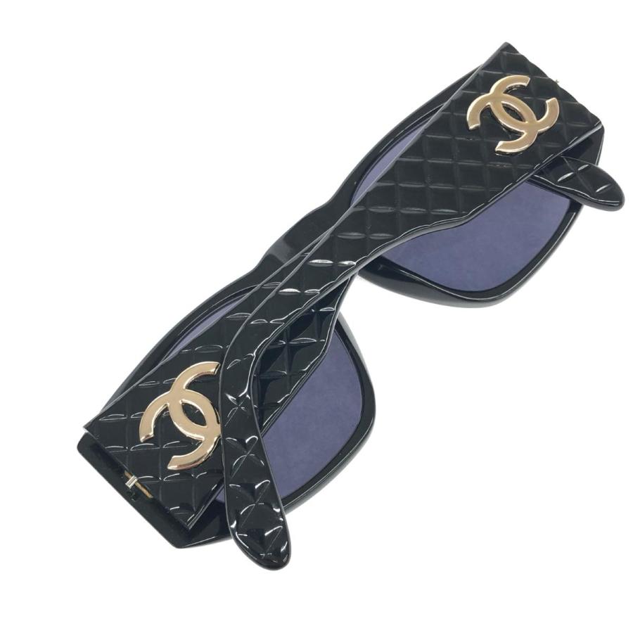 CHANEL シャネル ヴィンテージ サングラス 美品 01450 ブラック CHANEL シャネル ヴィンテージ サングラス 美品 01450 ブラック