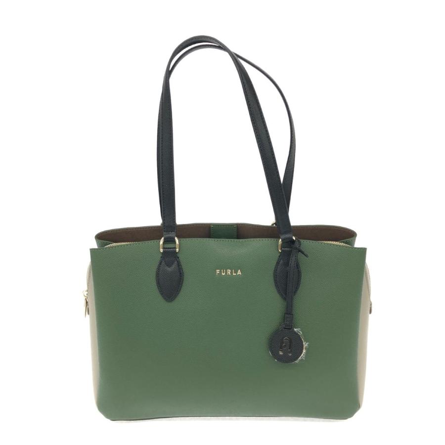 FURLA フルラ ミネルヴァ 2WAYバッグ 新品同様 WB00445 グリーン  