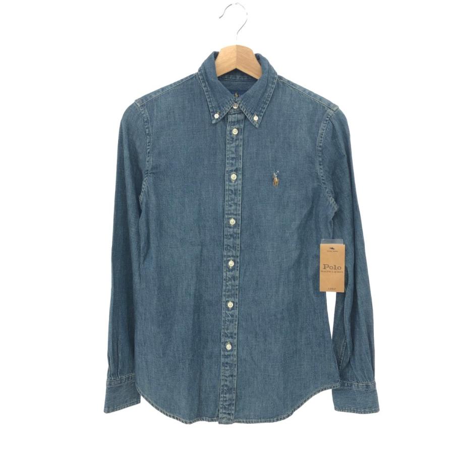 RALPH LAUREN ラルフローレン カスタムフィットデニムシャツ 未使用品 