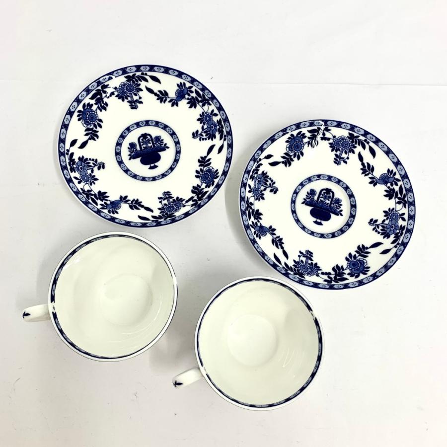 MINTON ミントン ブルーデルフト カップ&ソーサ― 2客セット 箱 MINTON ミントン ブルーデルフト カップ&ソーサ― 2客セット 箱