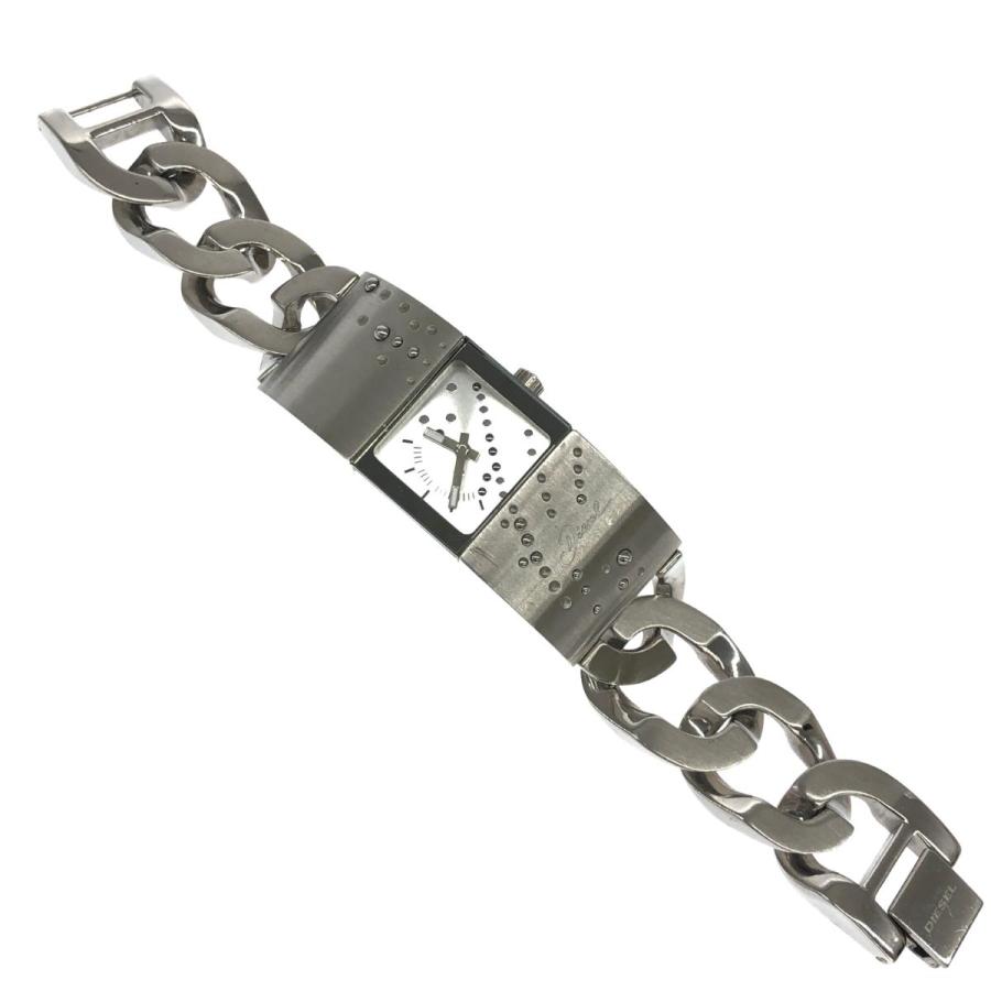 DIESEL ディーゼル 腕時計 クォーツ DZ-5197 シルバーカラー SS DIESEL ディーゼル 腕時計 クォーツ DZ-5197 シルバーカラー SS
