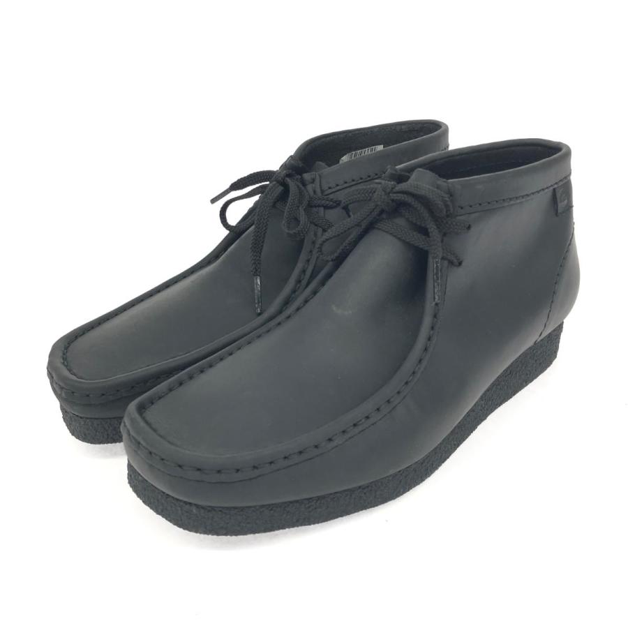 Clarks クラークス シェイカーブーツ 未使用品 EU42 ブラック レザー 