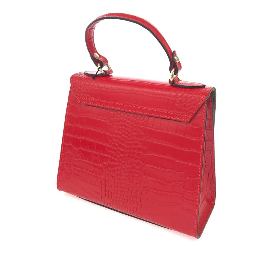 Borsa Carina ボルサカリーナ ハンドバッグ 未使用品 レッド Borsa Carina ボルサカリーナ ハンドバッグ 未使用品 レッド