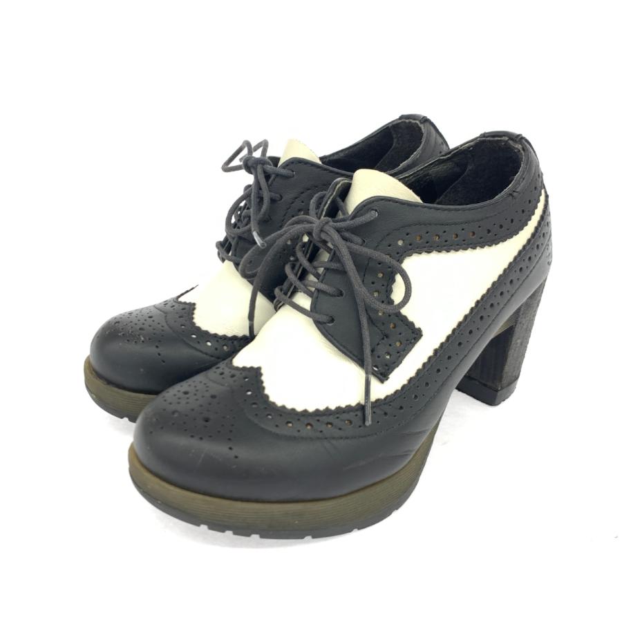 Dr.Martens ドクターマーチン レザーシューズ EU36 ブラック/ホワイト 