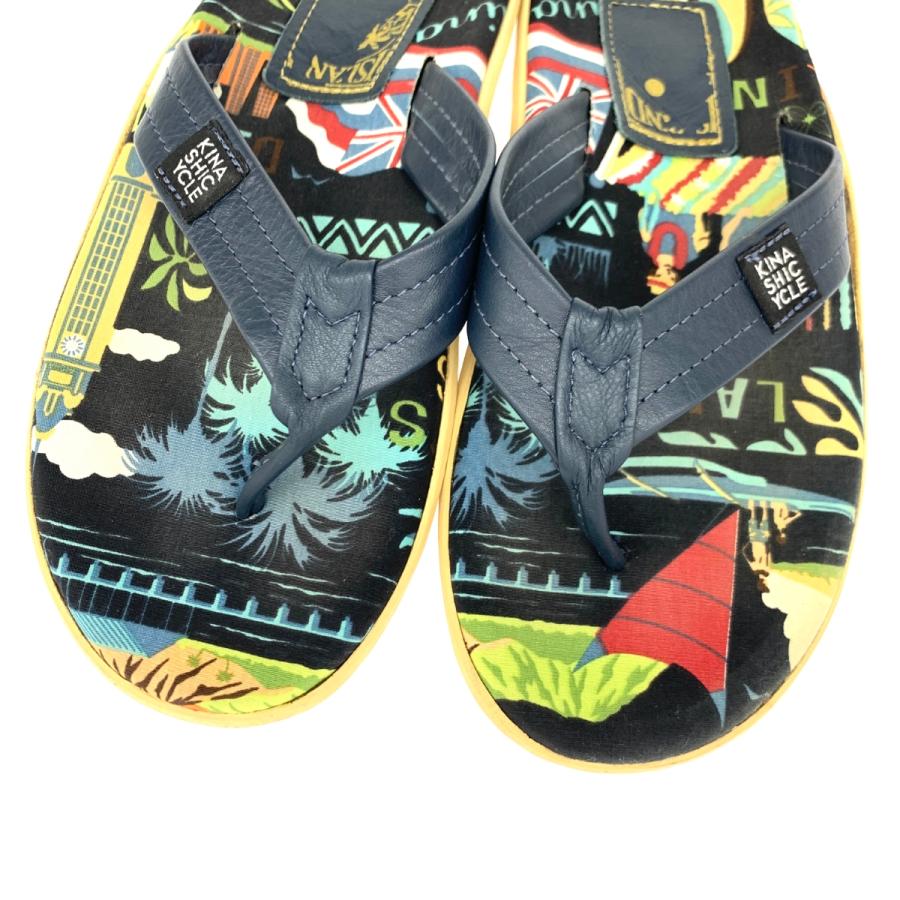 ISLAND SLIPPER アイランドスリッパ×木梨サイクル サンダル 9 ブラック 